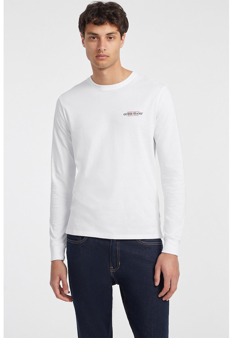 Bluza cu detaliu logo si maneci lungi