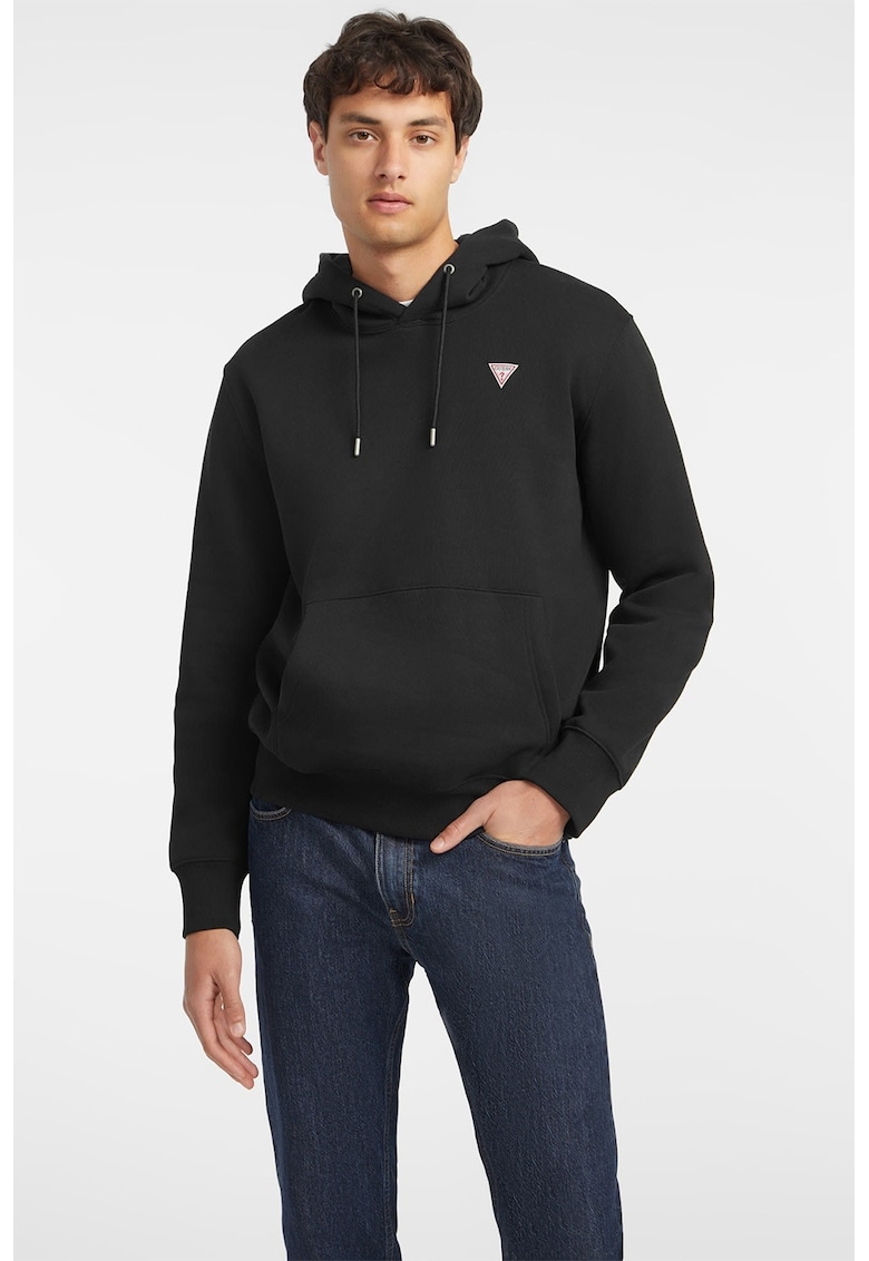 Hanorac slim fit cu buzunar kangaroo