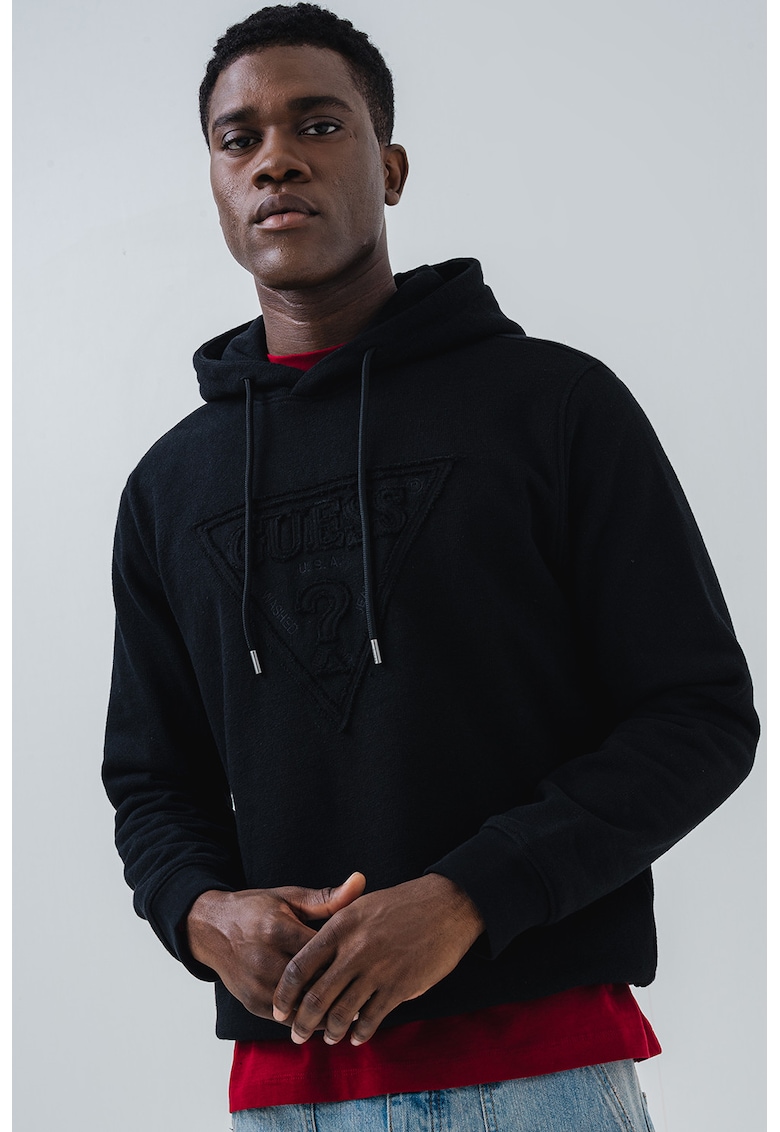 Hanorac de bumbac cu logo