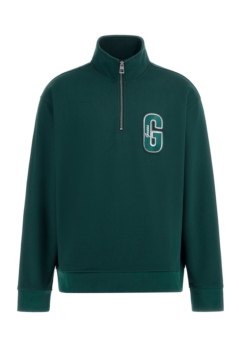 Bluza de trening cu fermoar scurt