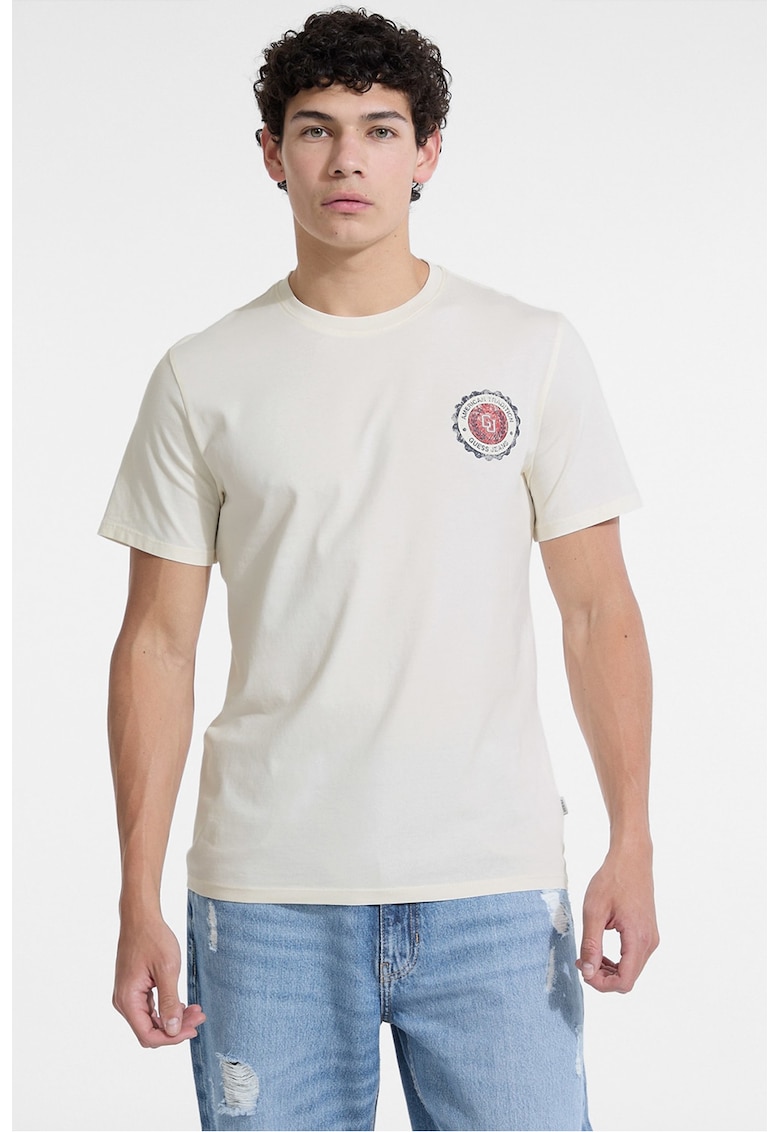 Tricou de bumbac cu logo