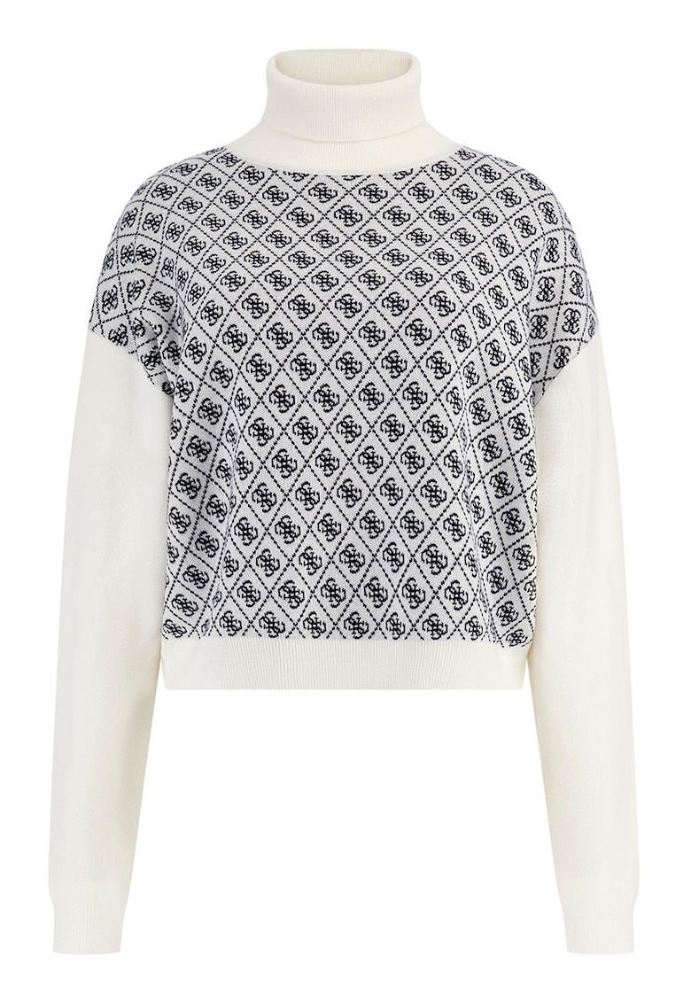 Pulover cu model monograma