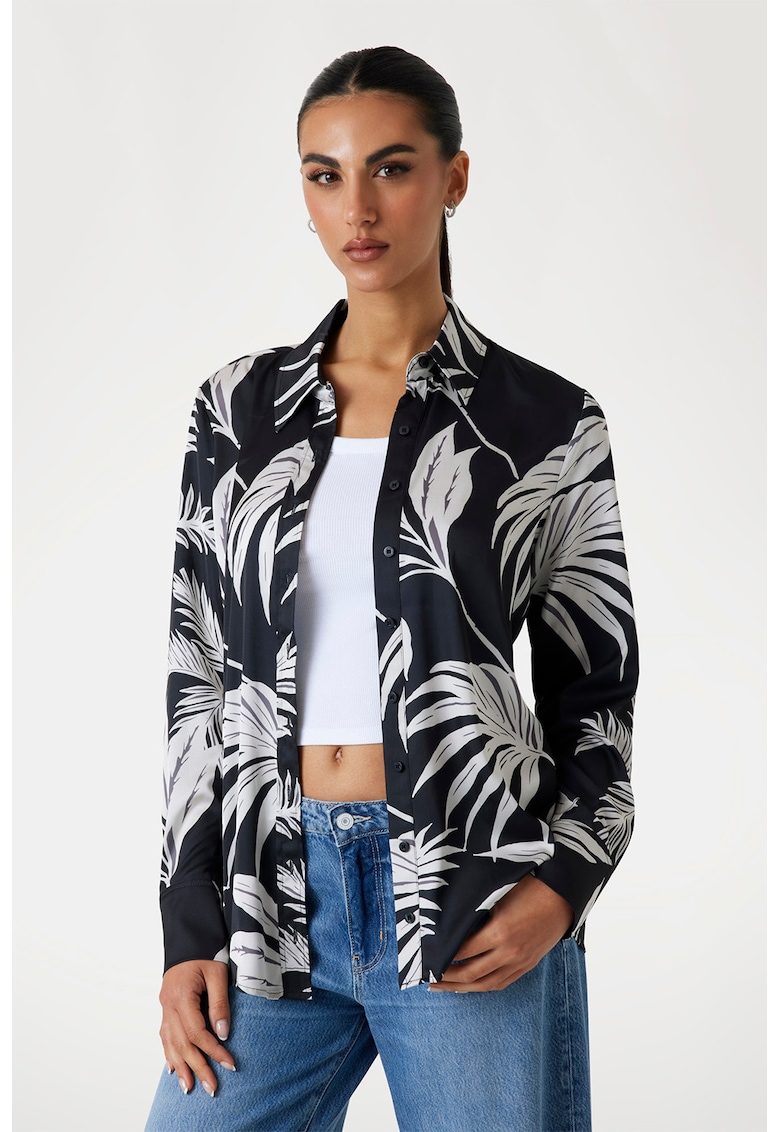 Camasa cu imprimeu tropical