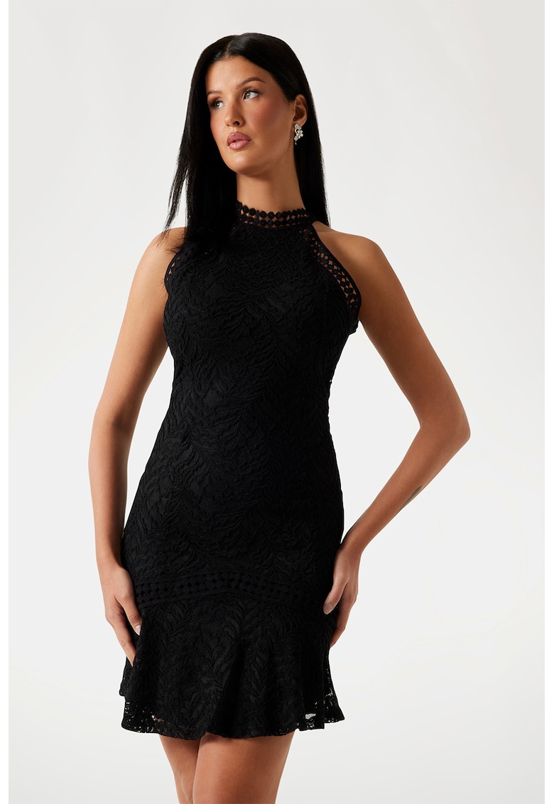 Rochie mini cu decupaj pe partea din spate