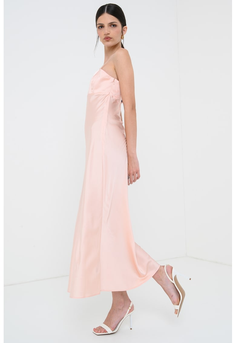 Rochie lunga de satin