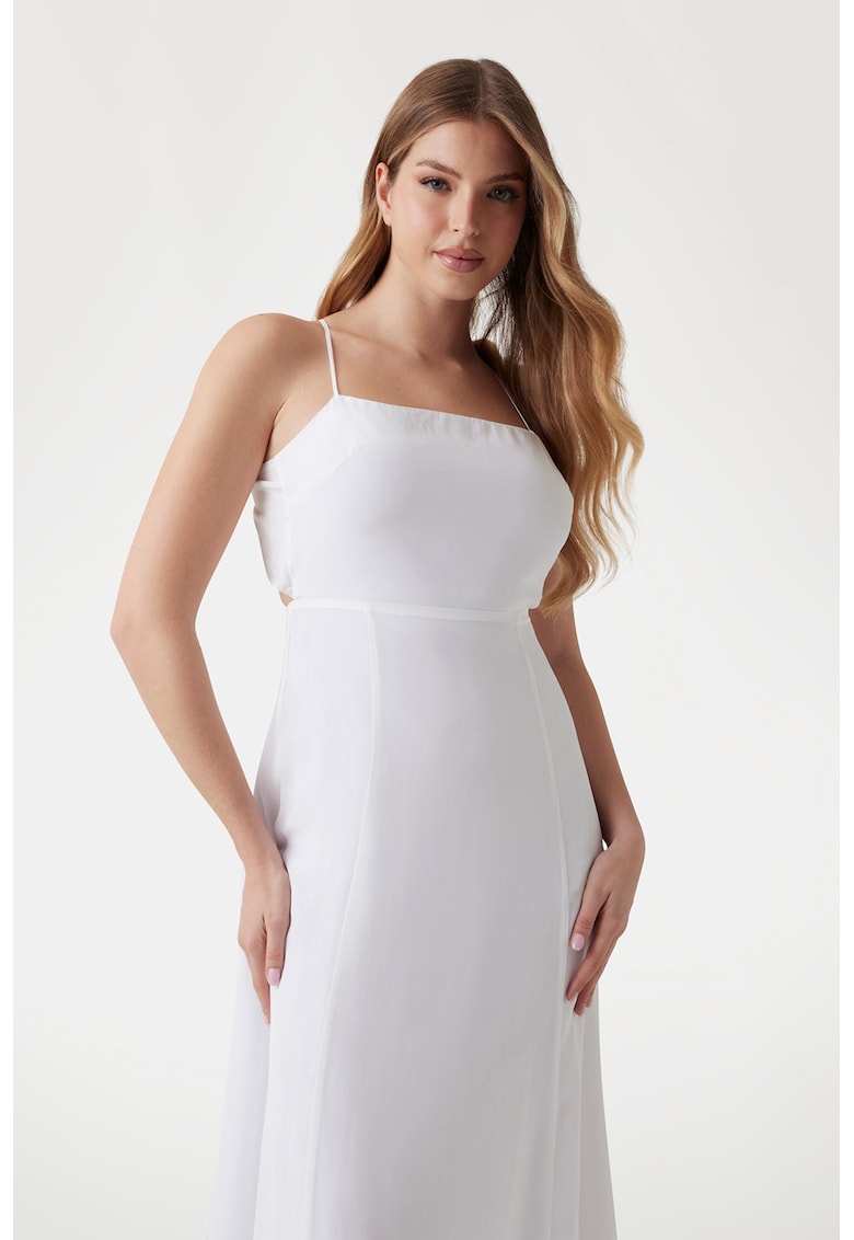 Rochie lunga cu croiala in A