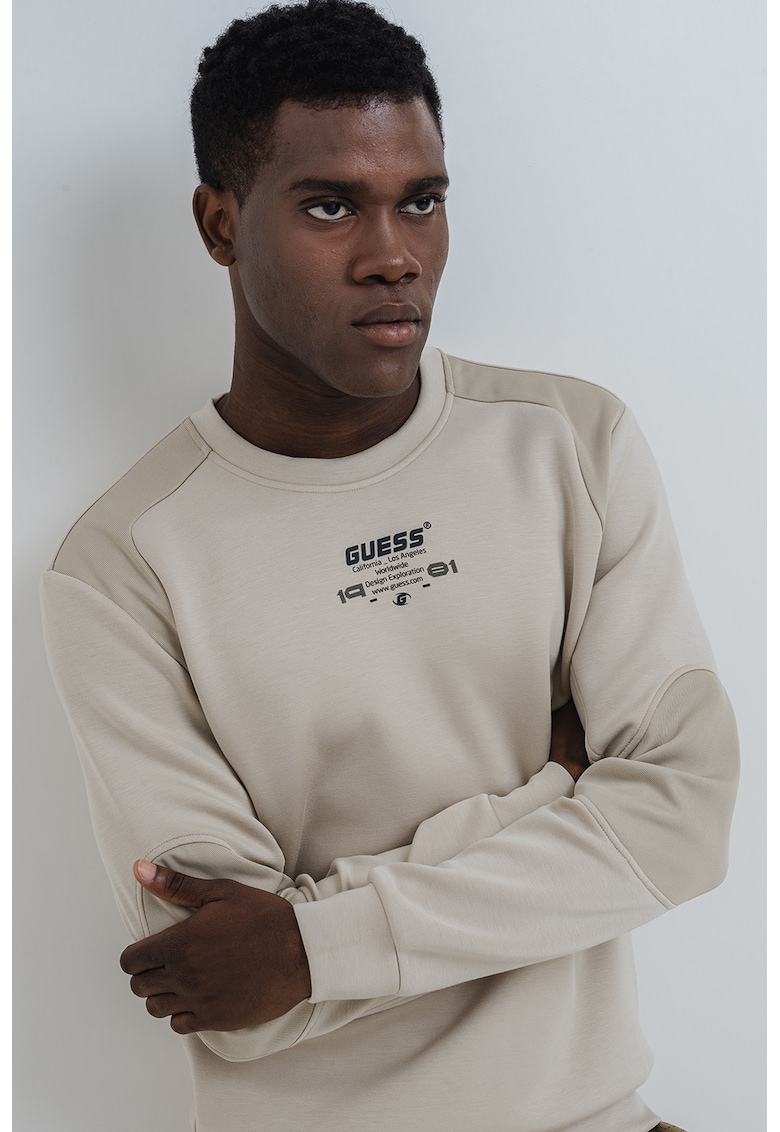 Bluza de trening slim fit cu logo