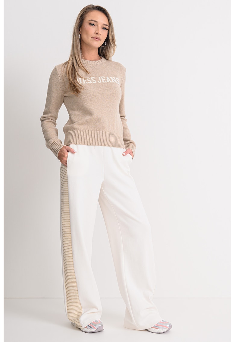 Pulover cu imprimeu logo