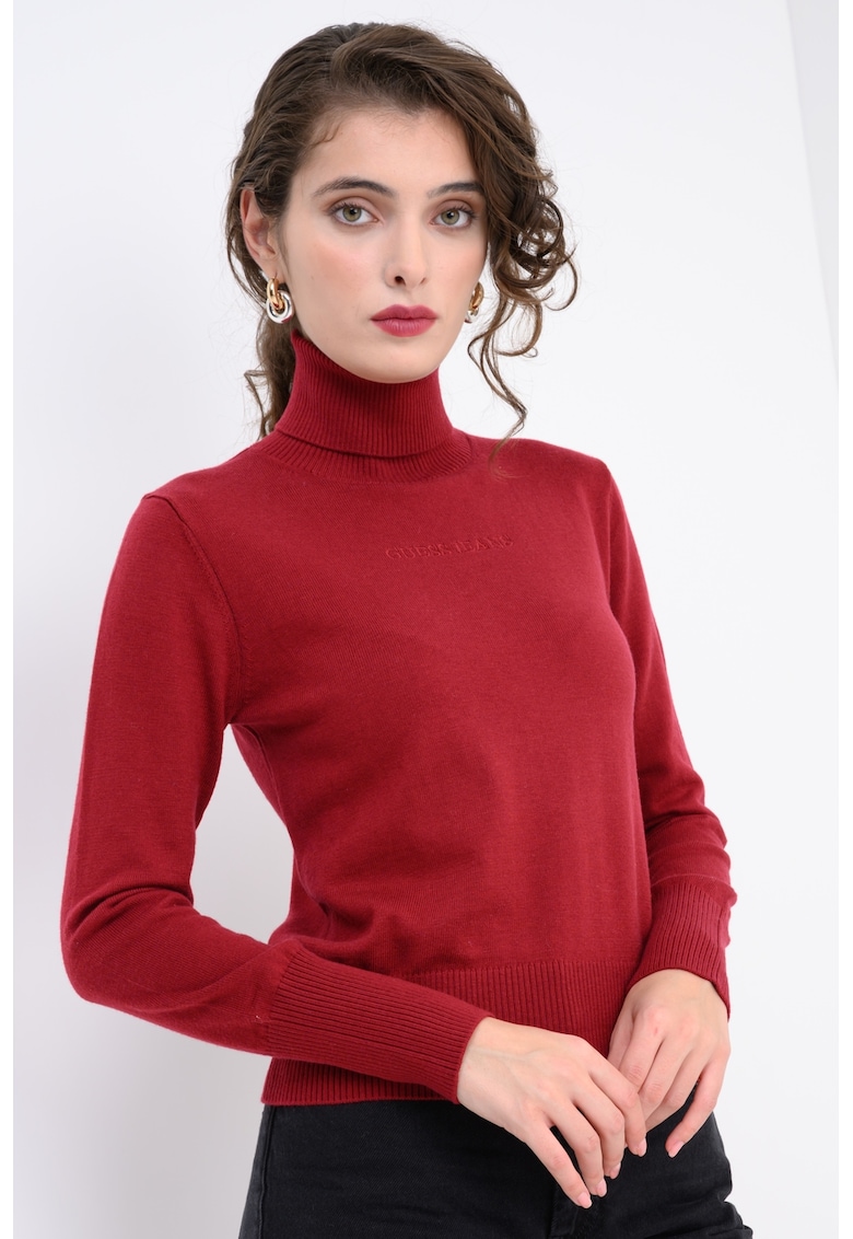 Pulover din amestec de matase si lana