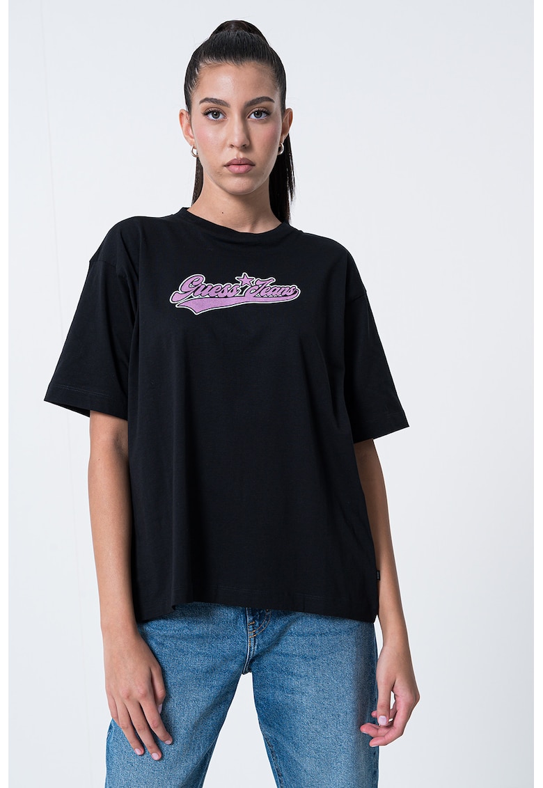 Tricou lejer cu imprimeu logo