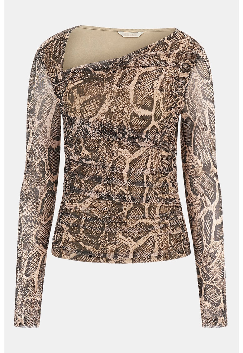 Bluza cu maneci lungi si animal print