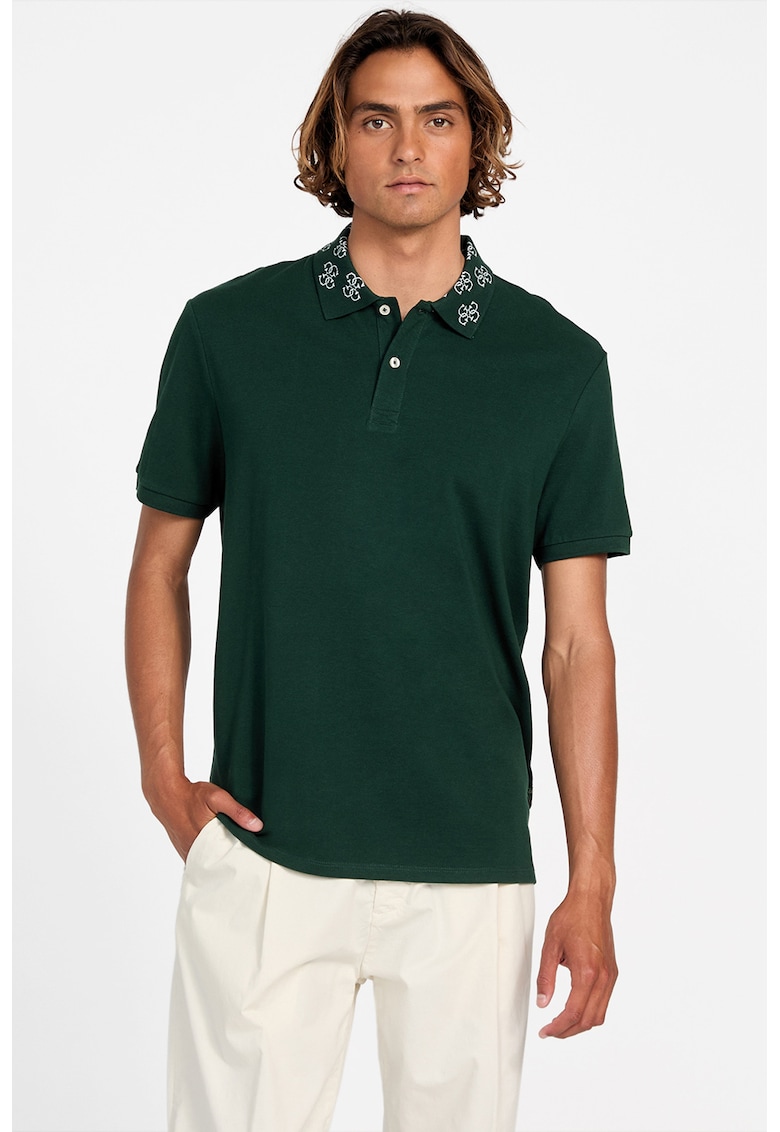 Tricou polo cu guler cu logo