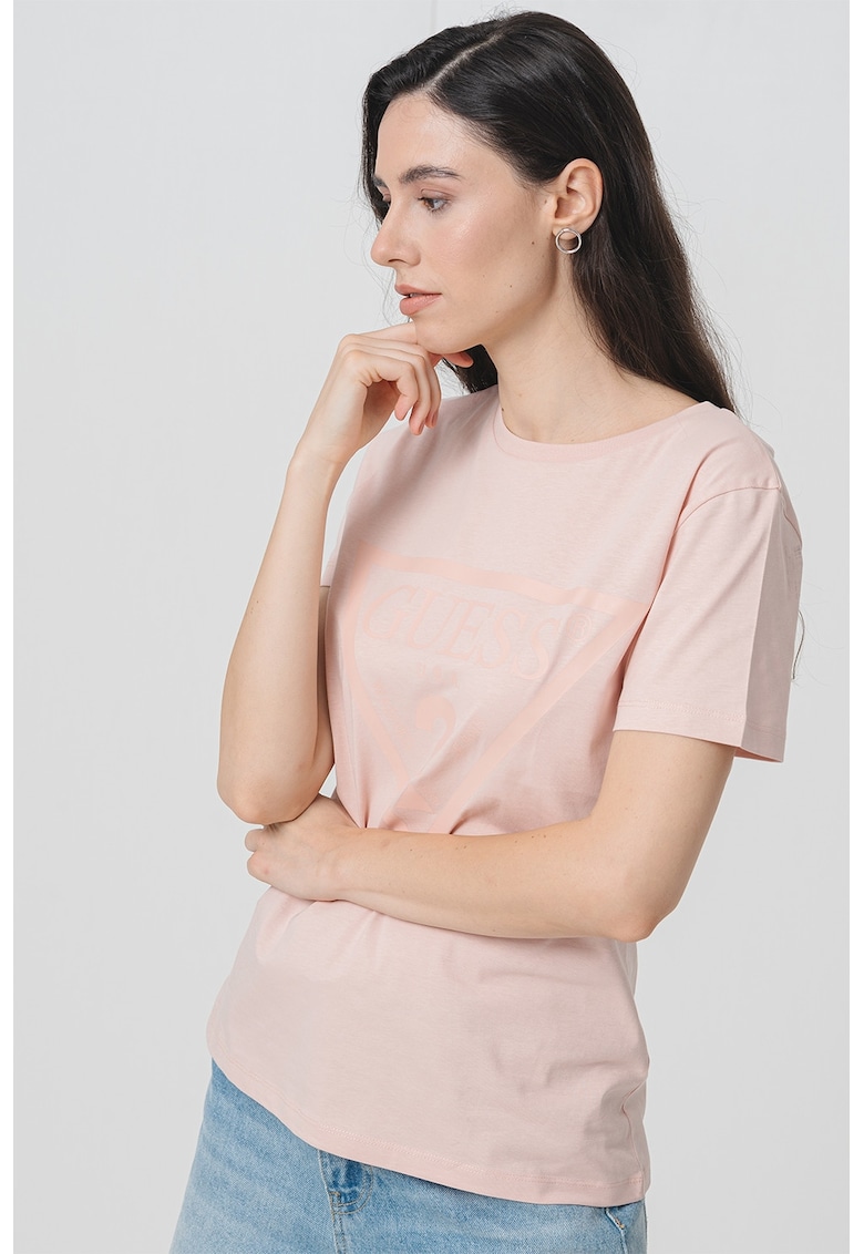 Tricou de bumbac cu imprimeu logo