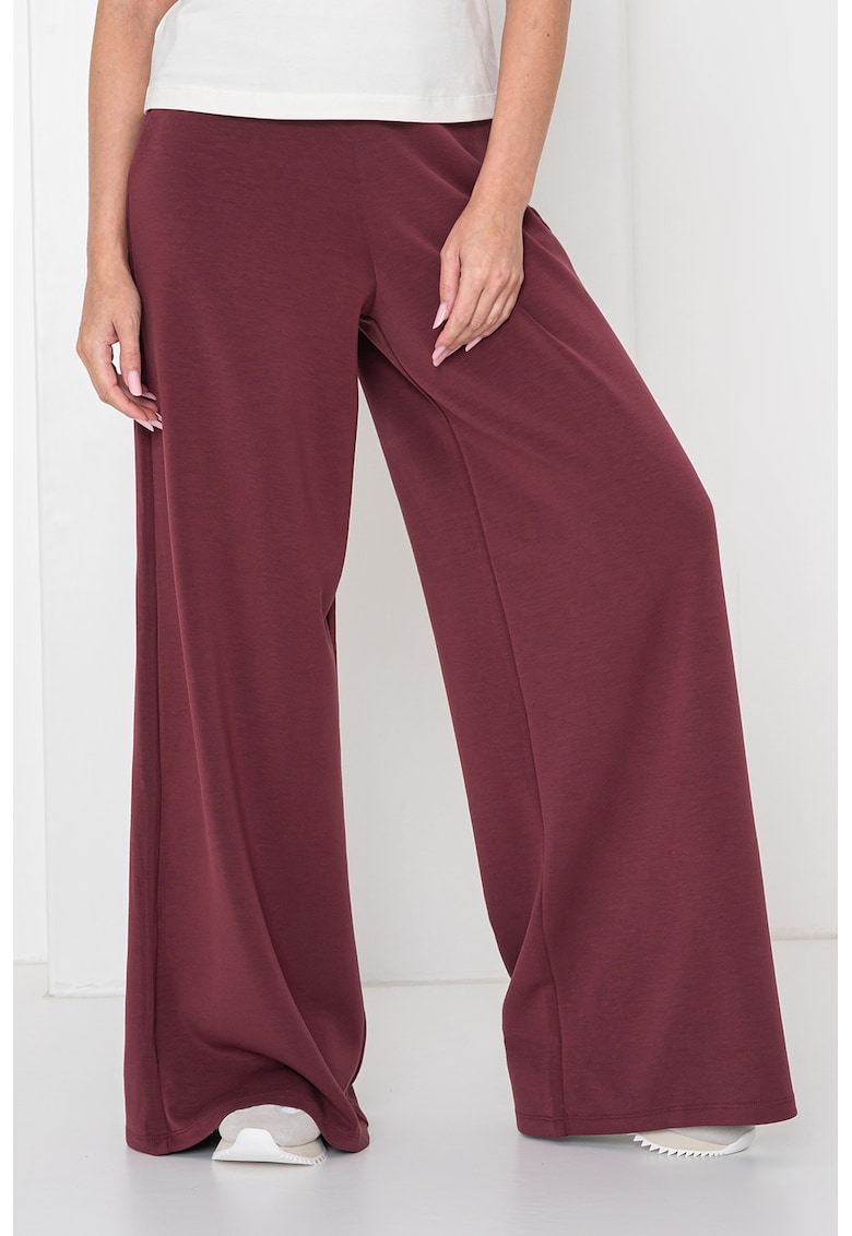 Pantaloni din amestec de modal - pentru fitness - Violet tyrian