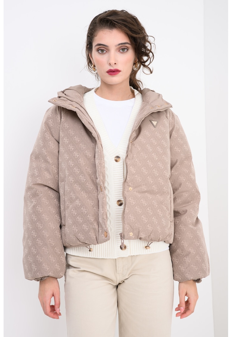 Geaca lejera cu gluga