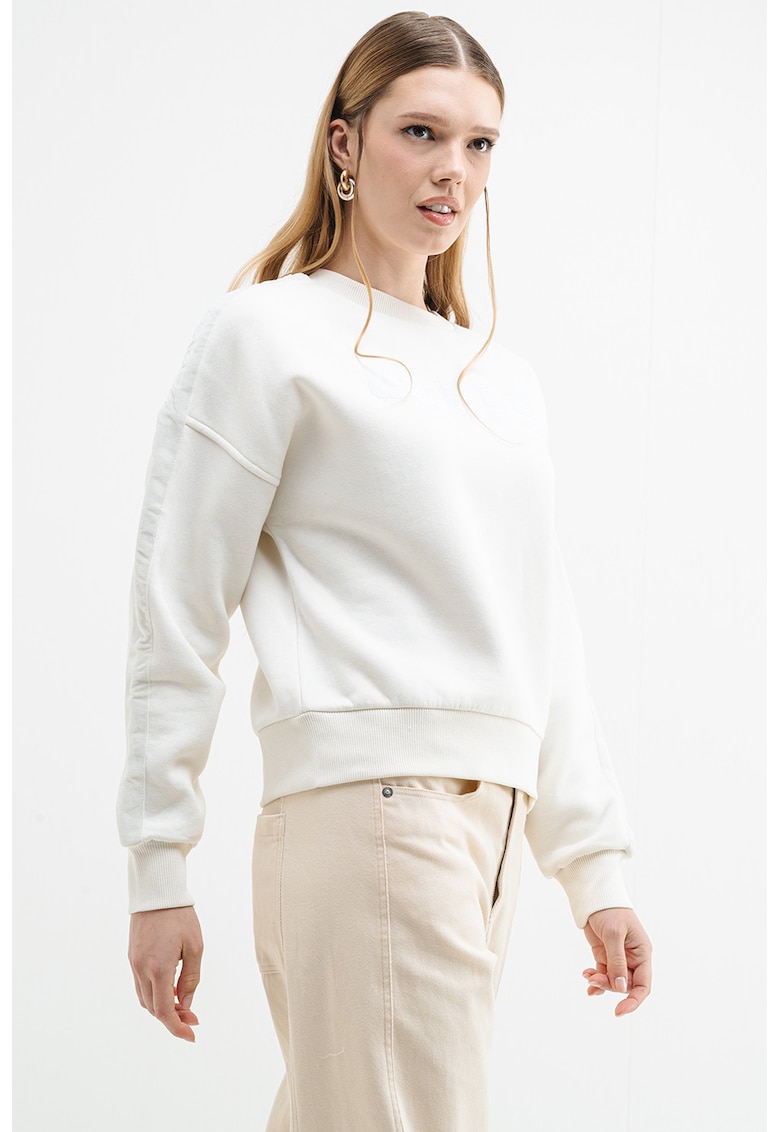 Bluza de trening cu logo pe piept