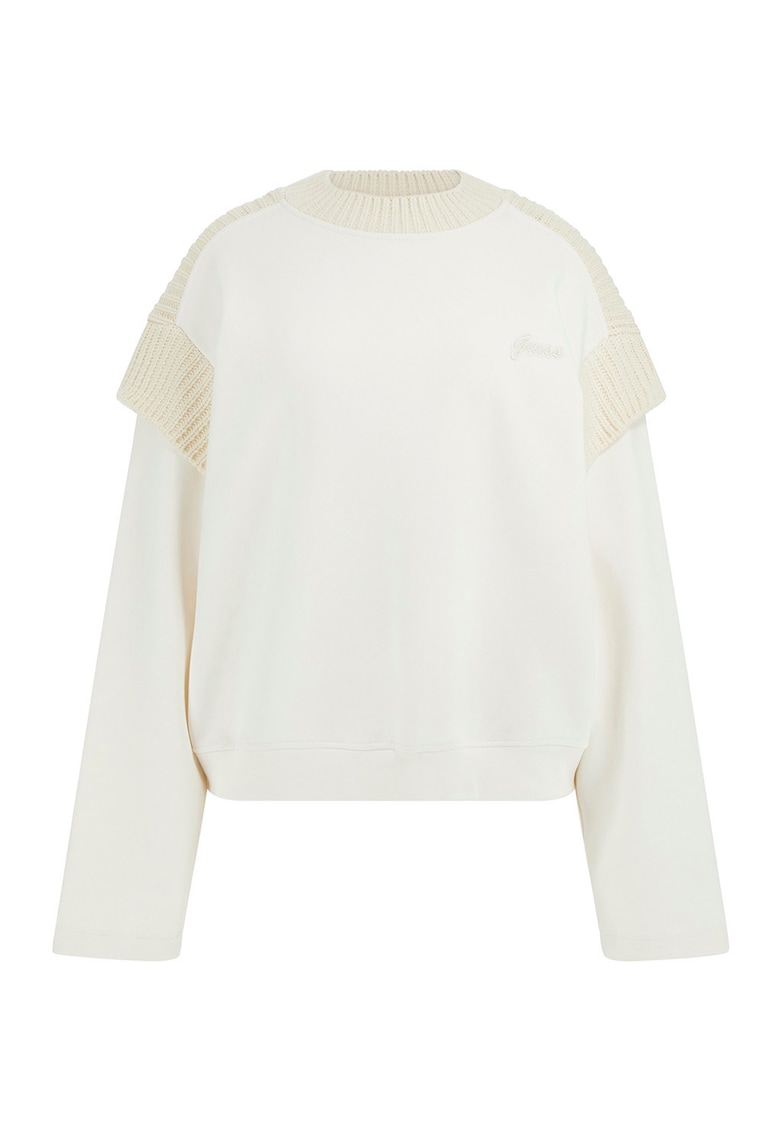 Bluza de trening cu segmente tricotate - pentru fitness