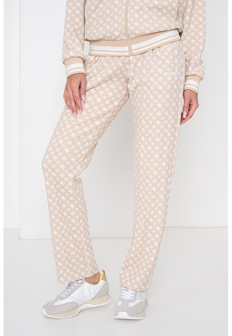 Pantaloni de trening cu model logo