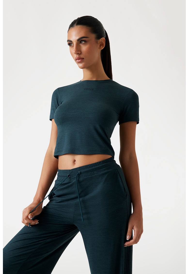 Tricou crop pentru fitness