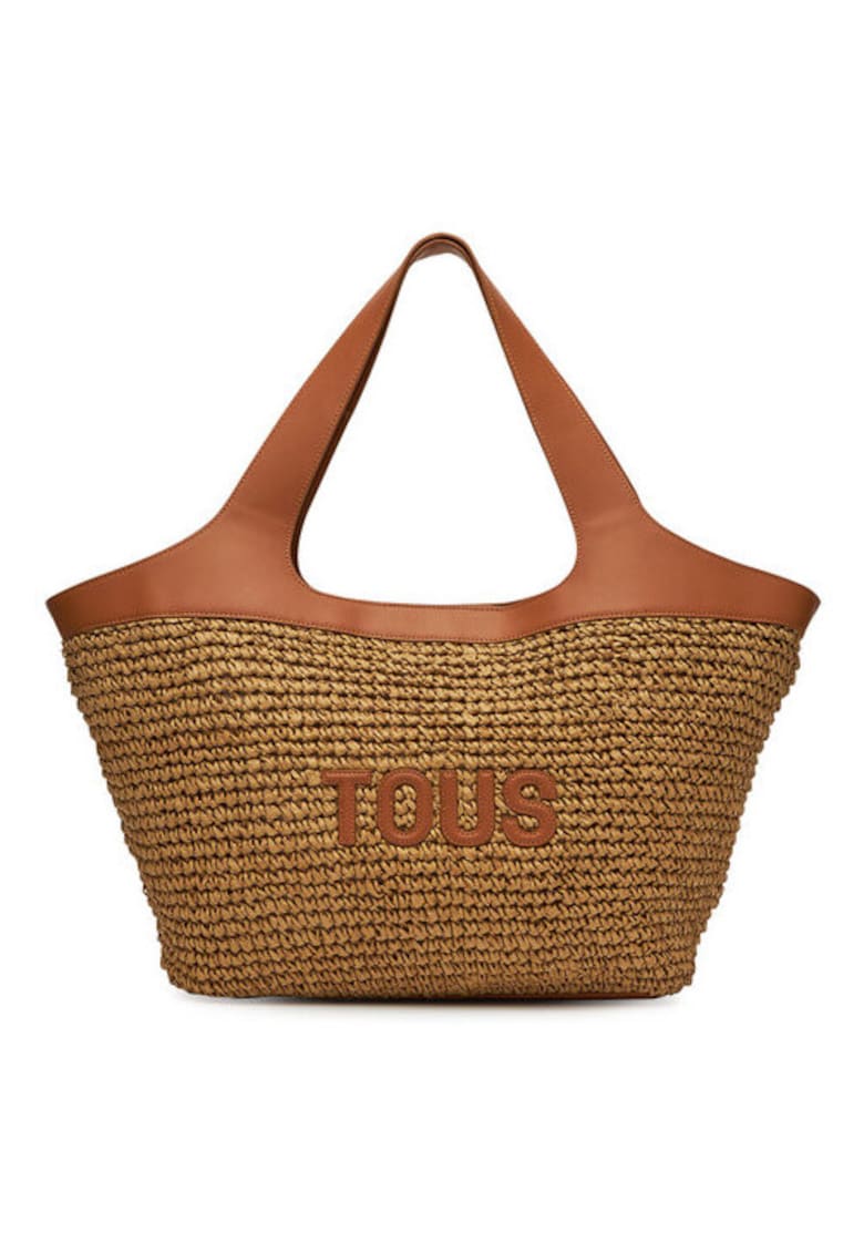 Geanta dama Lirio Rafia - maro - dimensiuni 58x32x14cm - cu un compartiment - marime One Size