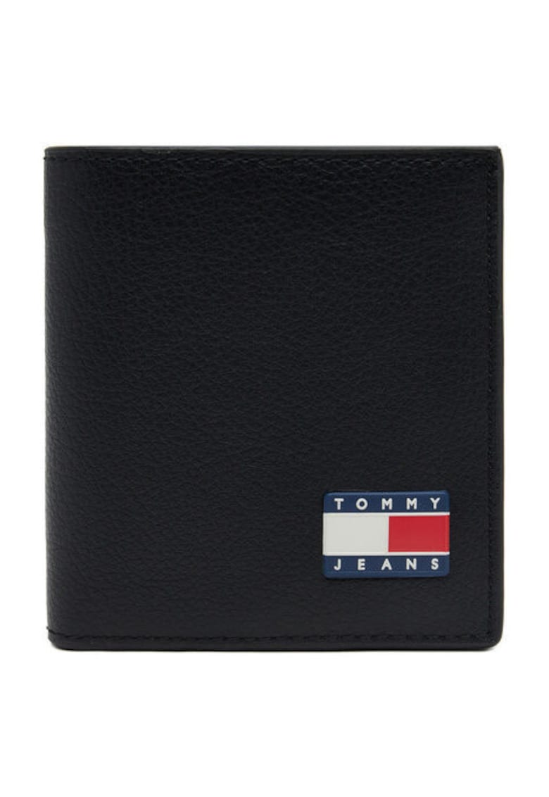 Portofel barbati - Piele naturala - negru - 10x9.5cm Portofel barbati - Piele naturala - negru - 10x9.5cm