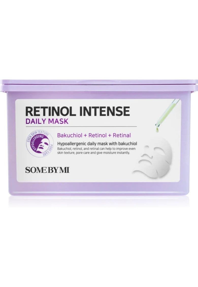 Masca de fata Retinol Intense Daily Mask - 30 bucati - hipoalergenica - pentru piele sensibila - 30 ml