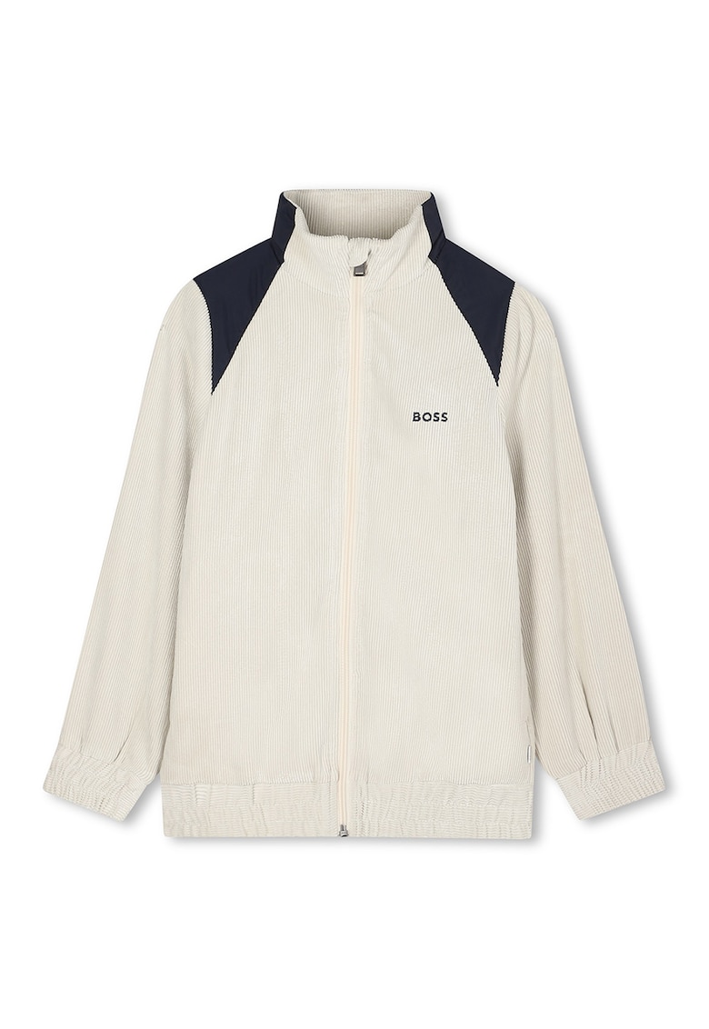 Bluza de trening cu logo si fermoar