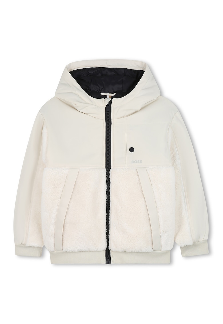 Geaca cu gluga - Alb