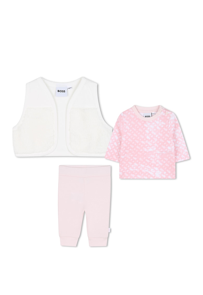 Set de pantaloni - vesta si bluza de trening - 3 Piese