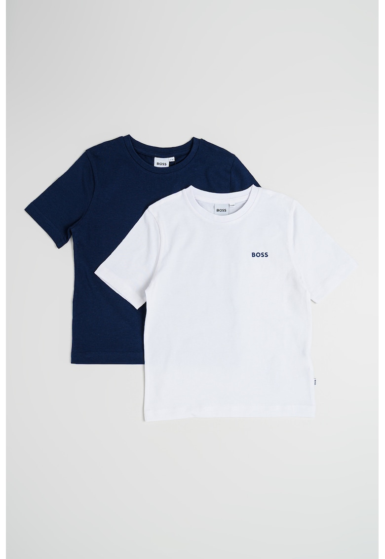 Set de tricouri de bumbac uc logo - 2 piese