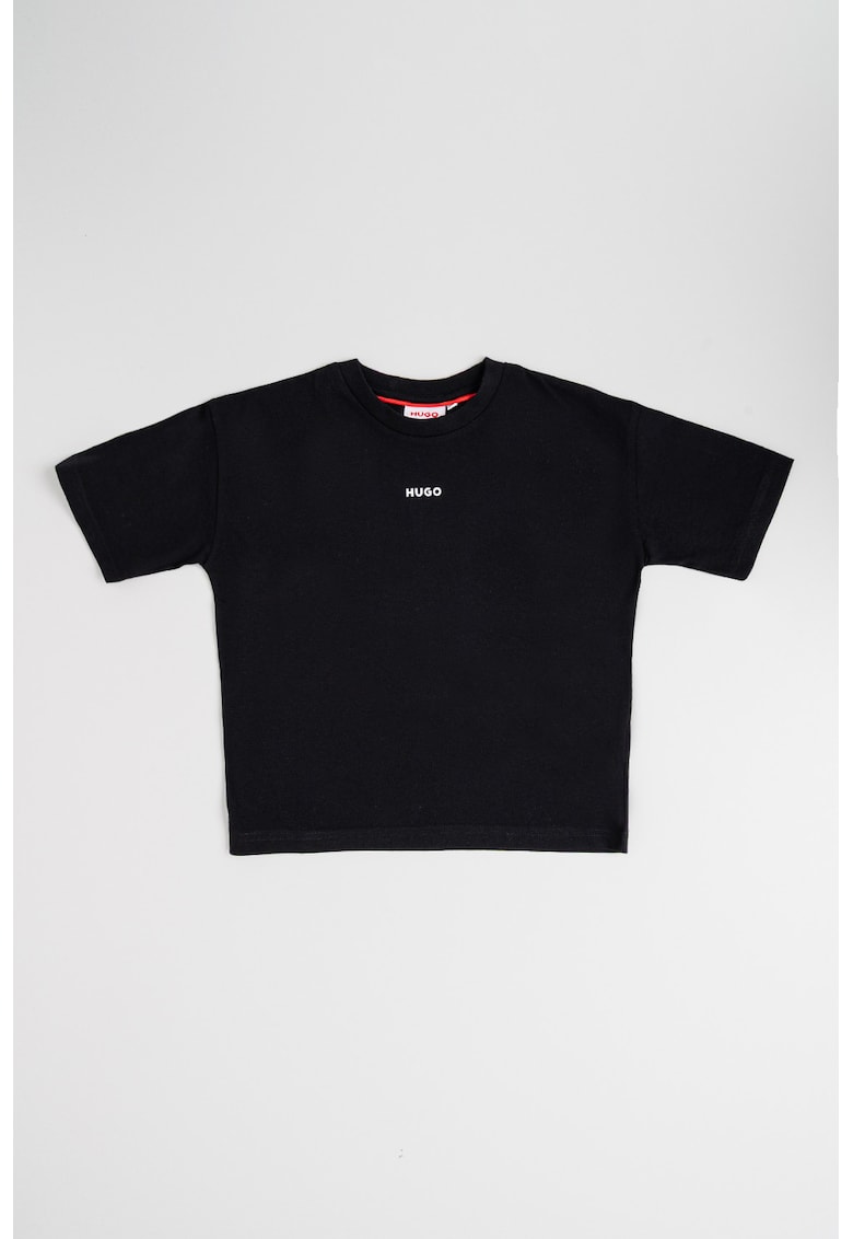 Tricou cu logo discret - Negru