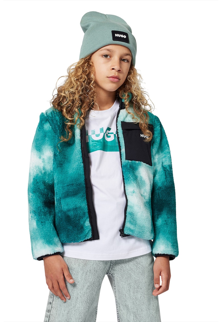 Sapca tricotata cu logo - Verde deschis