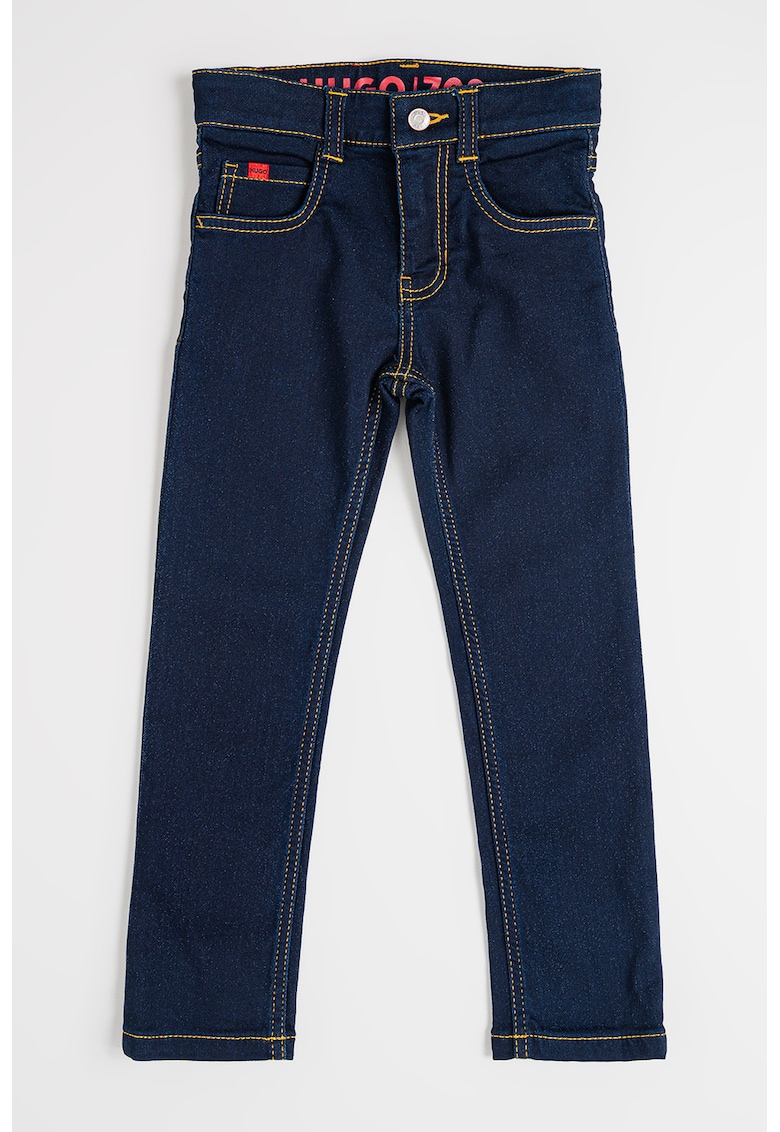 Blugi slim fit 708 - Albastru indigo