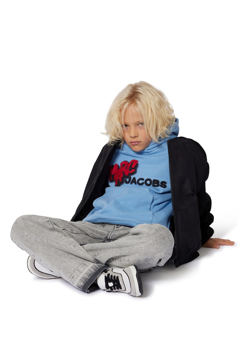 Jacheta bomber cu fermoar - Negru