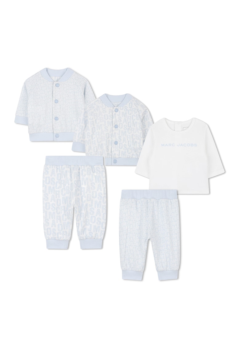 Set de doua perechi de pantaloni si 3 tricouri - 5 piese