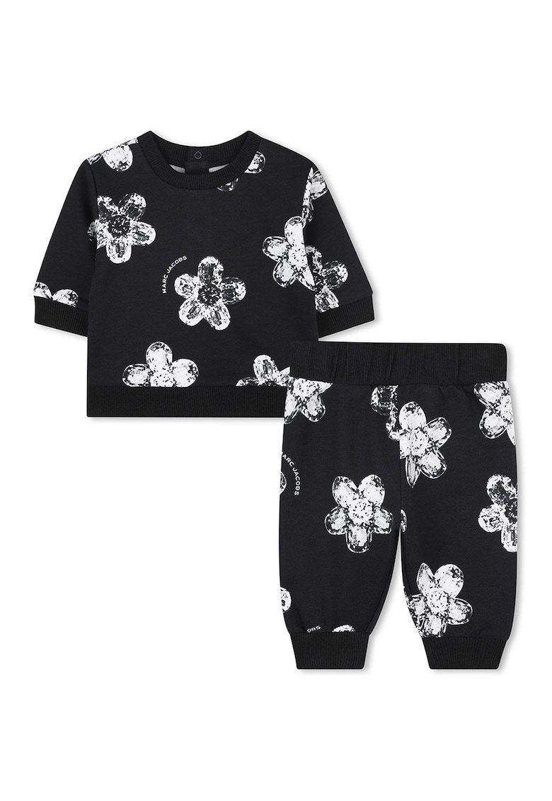 Set de pantaloni si bluza cu imprimeu - 2 piese