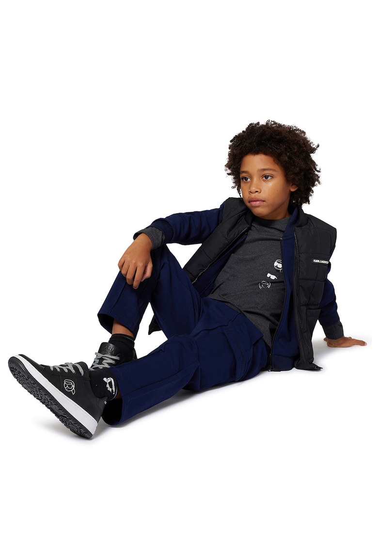 Vesta cu vatelina si logo aplicat