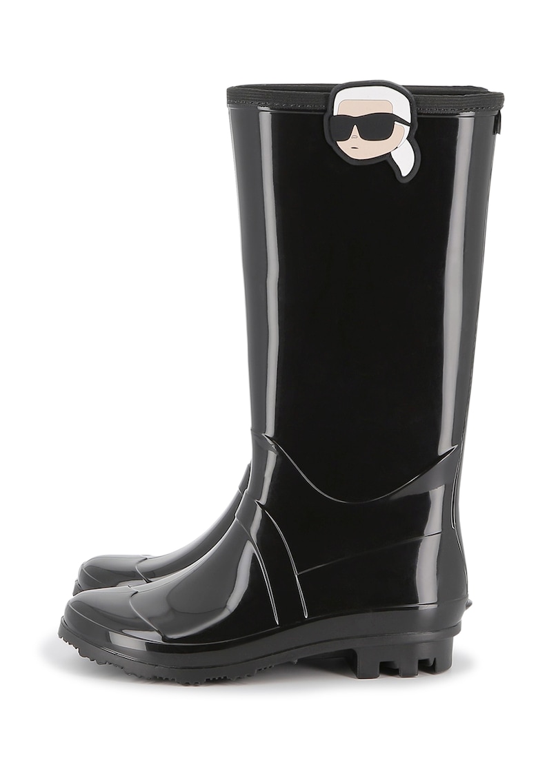 Cizme cu detaliu logo