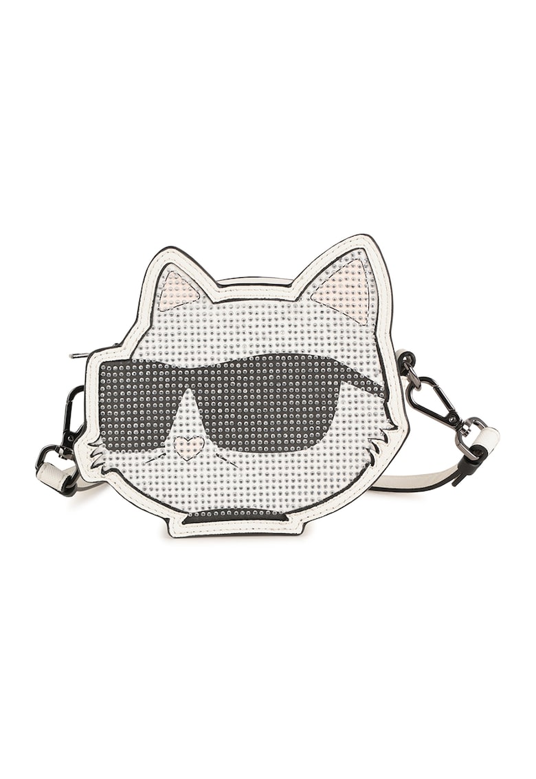 Geanta crossbody cu bareta detasabila - Crem