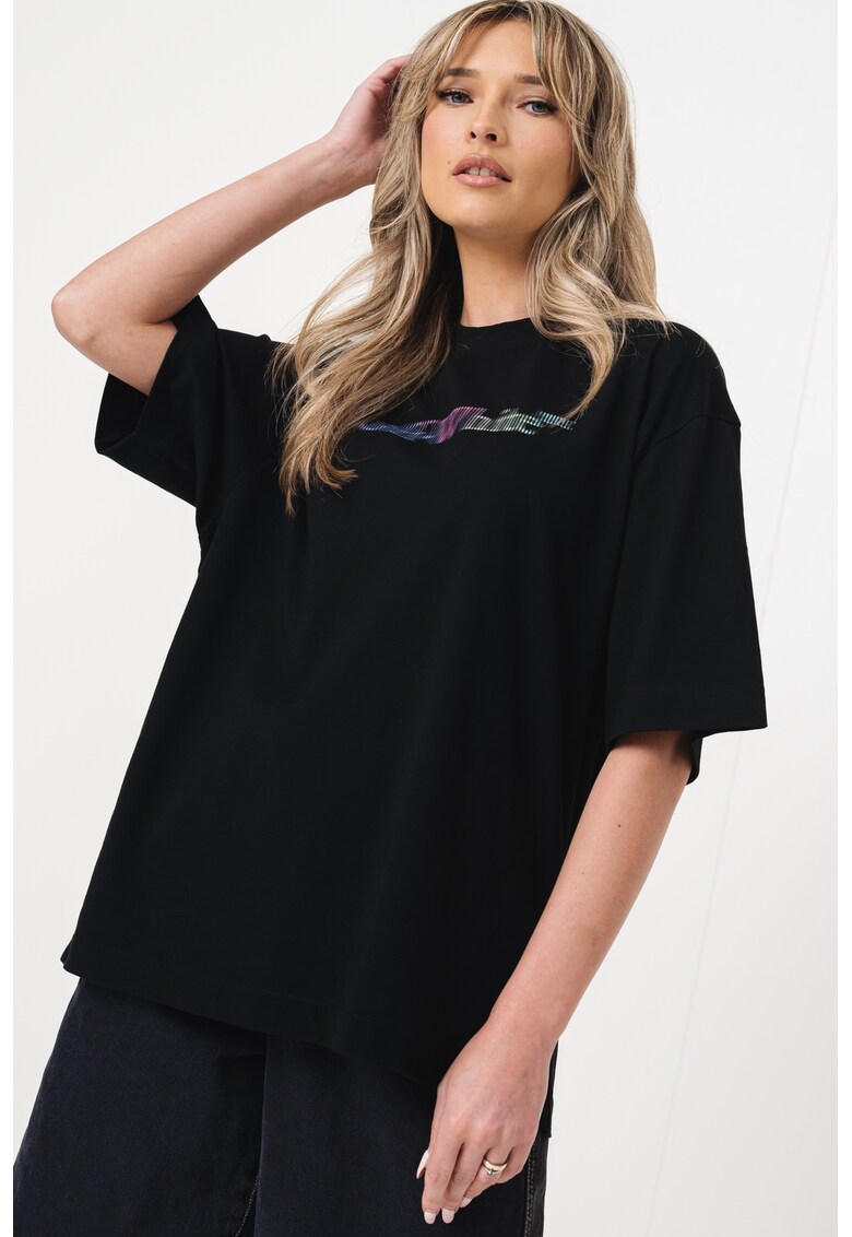 Tricou cu imprimeu grafic - Verde/Negru/Roz