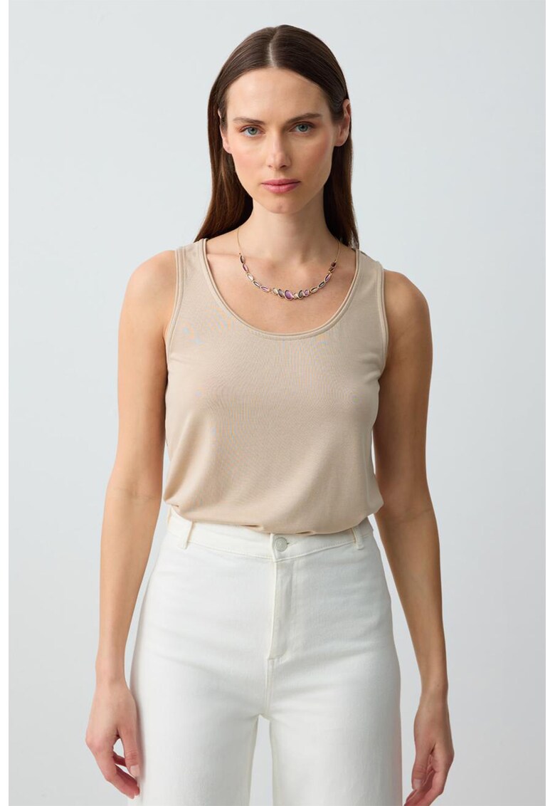 Top lejer din amestec de modal - Bej