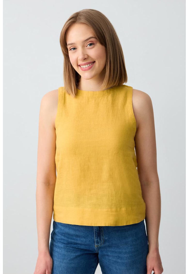 Top uni de in - Galben sofran