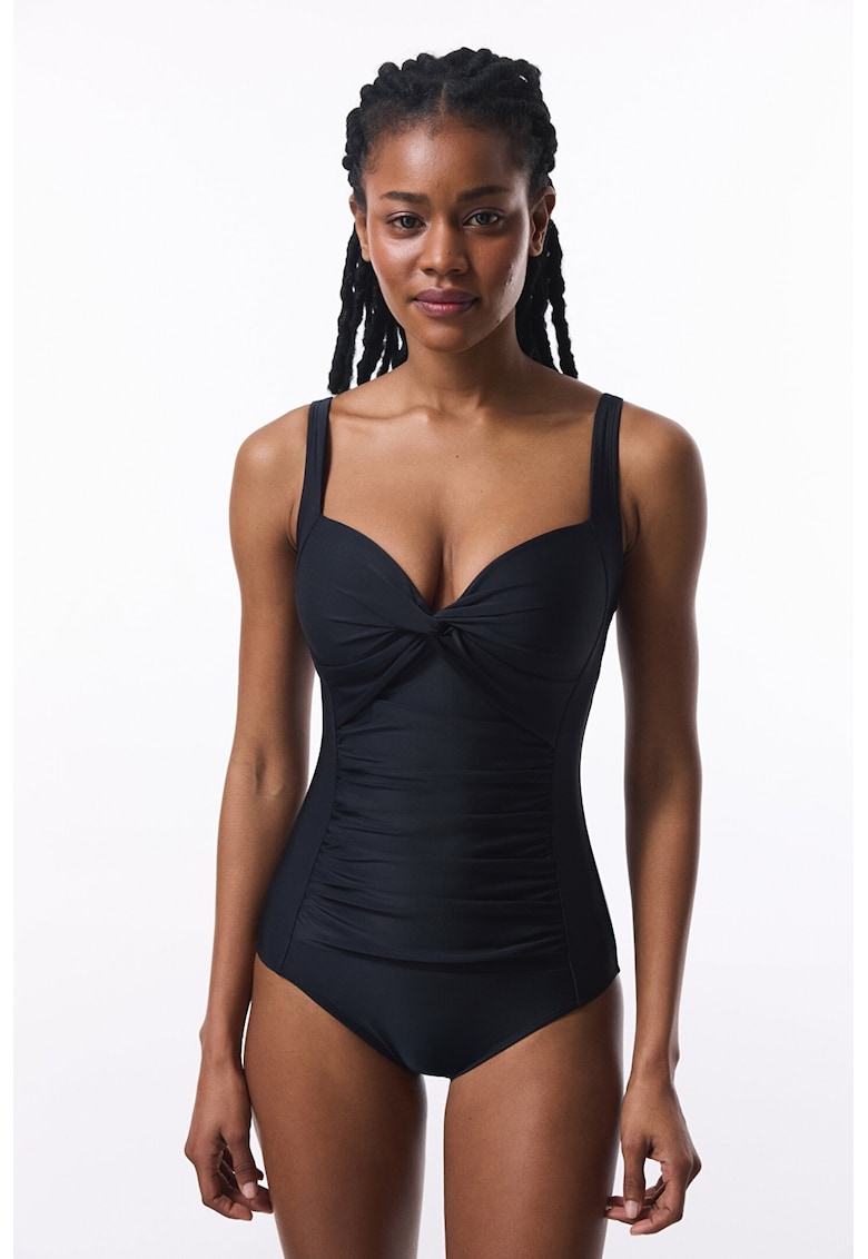 Costum de baie intreg cu burete - Negru