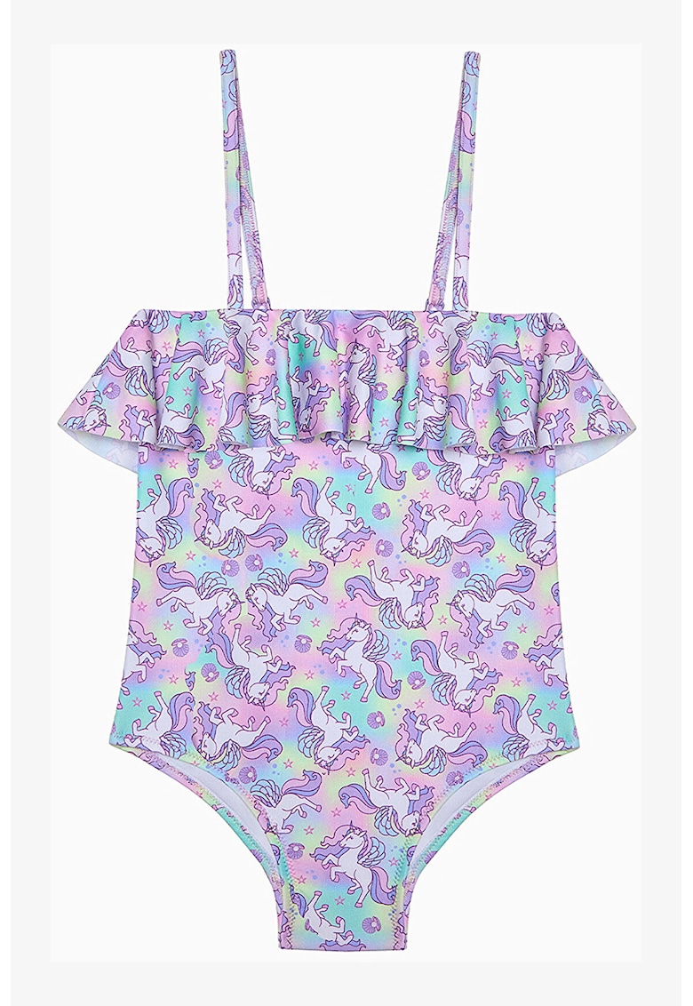 Costum de baie intreg cu imprimeu