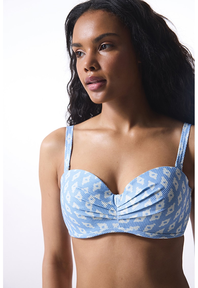 Sutien de baie cu model geometric