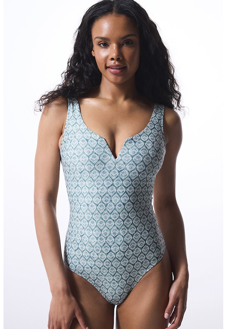 Costum de baie intreg cu imprimeu