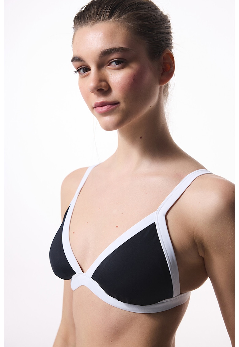 Sutien colorblock de baie – Negru/Alb optic – Penti Sutien colorblock de baie – Negru/Alb optic – Penti