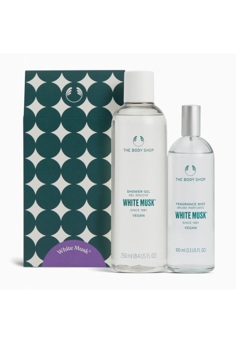 Set Cadou Gel de dus/Spray de corp - White Musk Intro - 100 ml/250 ml