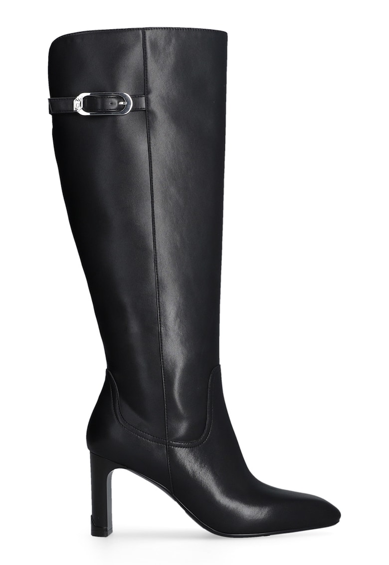 Cizme lungi pana la genunchi din piele si piele ecologica