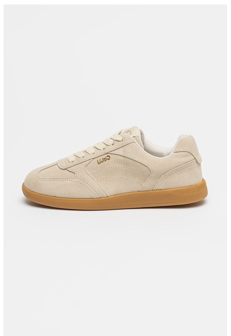 Pantofi sport de piele intoarsa Connor - Grej